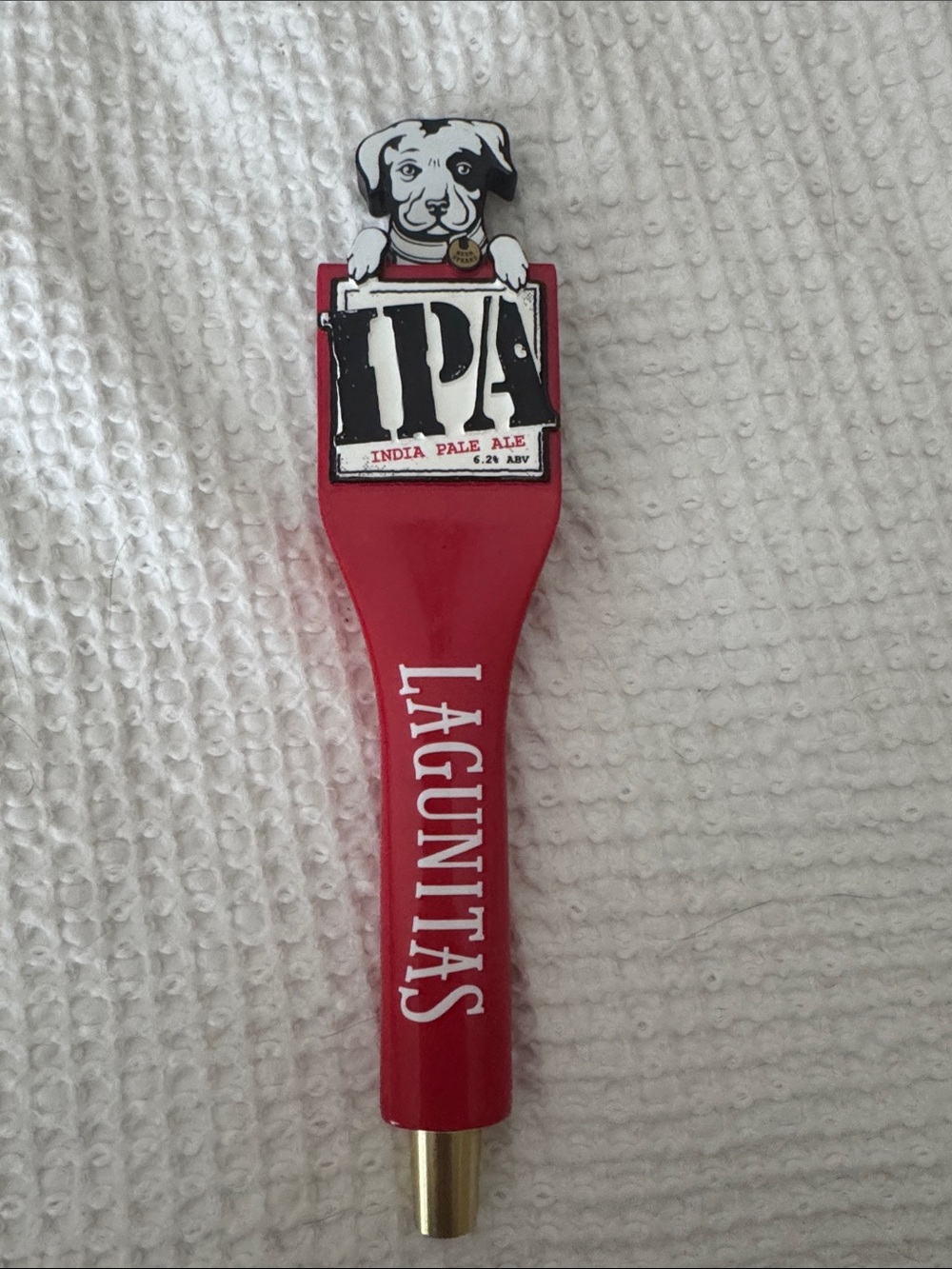 Red IPA Tap Handle